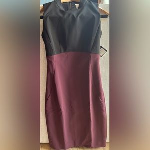 Halogen color block shift dress NWT 0